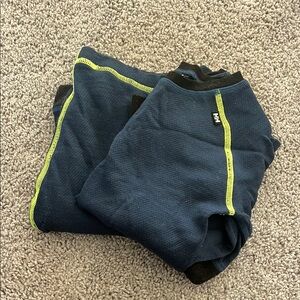 Helly Hansen Navy Blue Thermal Top and Bottoms